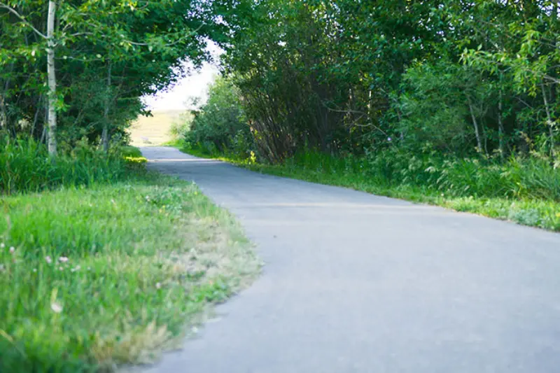 Martensville paved pathways connecting north and south